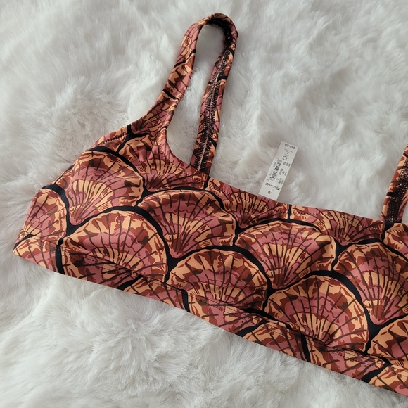 🐙MADEWELL SECOND WAVE BALCONETTE BIKINI SET IN PAINTED SEASHELLS SIZE XL - Picture 9 of 16
